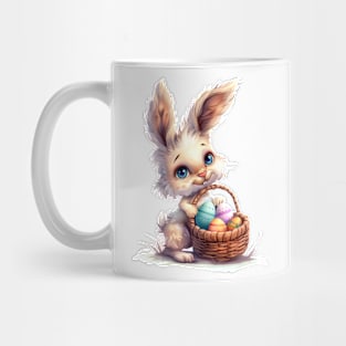 Cute Easter Bunny, Watercolor. Mug